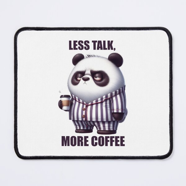 Item preview, Less Talk, More Coffee designed and sold by BanShopDG.