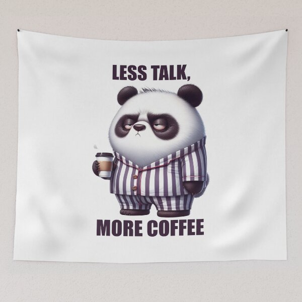 Item preview, Less Talk, More Coffee designed and sold by BanShopDG.