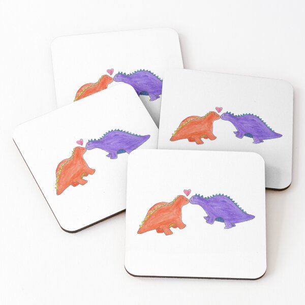 Item preview, Boop kissing dinosaurs designed and sold by Ruthiej-art.