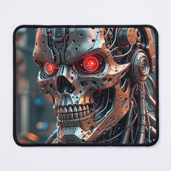 Item preview, Cool Futuristic Cyborg Killer Robot designed and sold by TheArtOfPat.