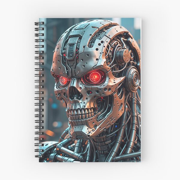 Item preview, Cool Futuristic Cyborg Killer Robot designed and sold by TheArtOfPat.
