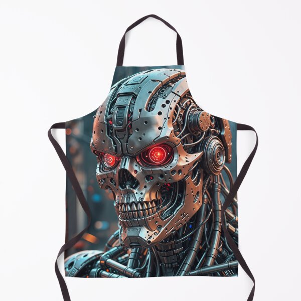 Item preview, Cool Futuristic Cyborg Killer Robot designed and sold by TheArtOfPat.