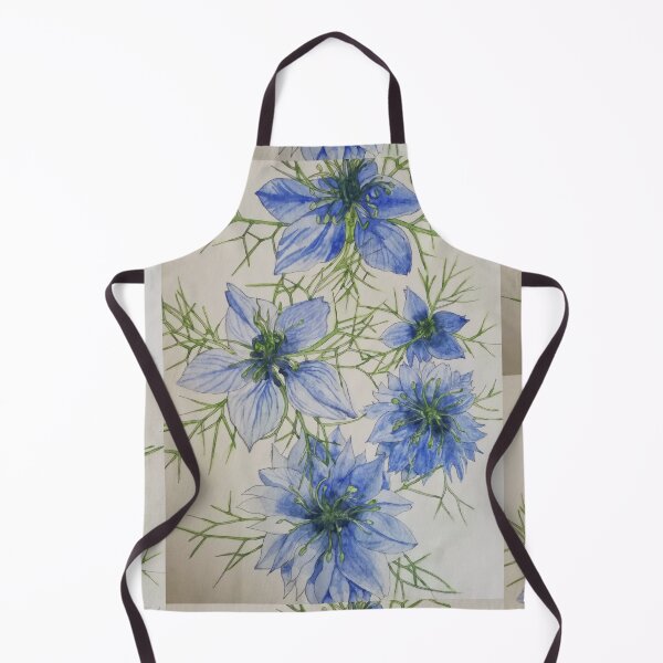 Item preview, Blue love-in-a-mist (cornflowers) watercolour painting.  designed and sold by esvb.