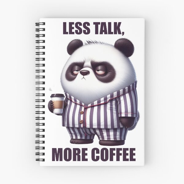 Item preview, Less Talk, More Coffee designed and sold by BanShopDG.