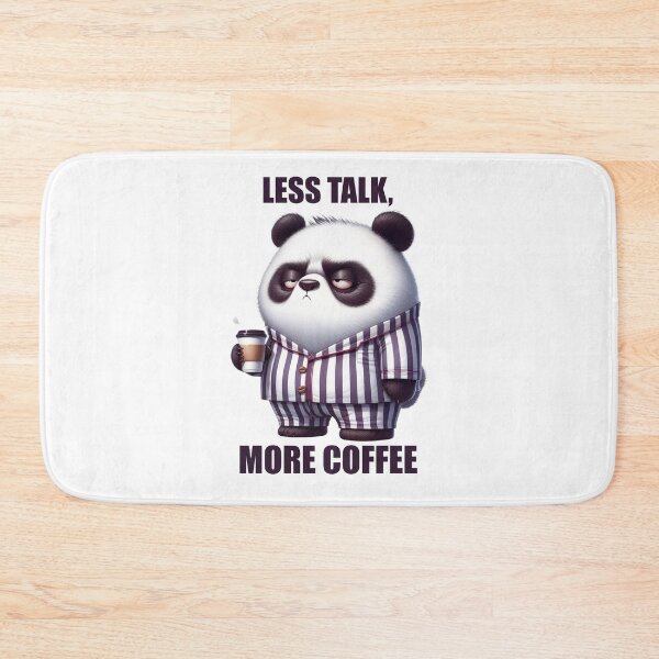 Item preview, Less Talk, More Coffee designed and sold by BanShopDG.