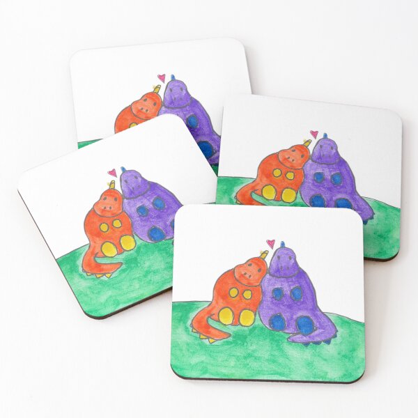 Item preview, Cuddling dinosaurs designed and sold by Ruthiej-art.
