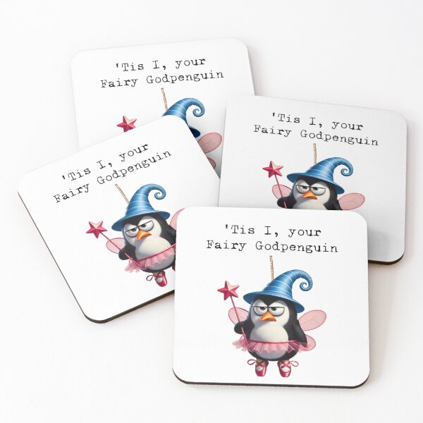 Item preview, It is I, your Fairy Godpenguin, funny not Godpossum design designed and sold by LuxindaSwirl.