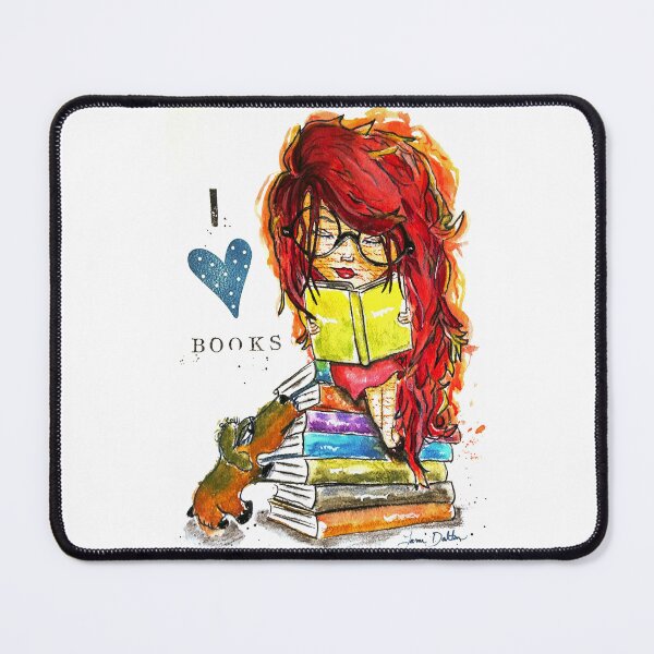 Item preview, I Love Books designed and sold by BrushAddict Studio.