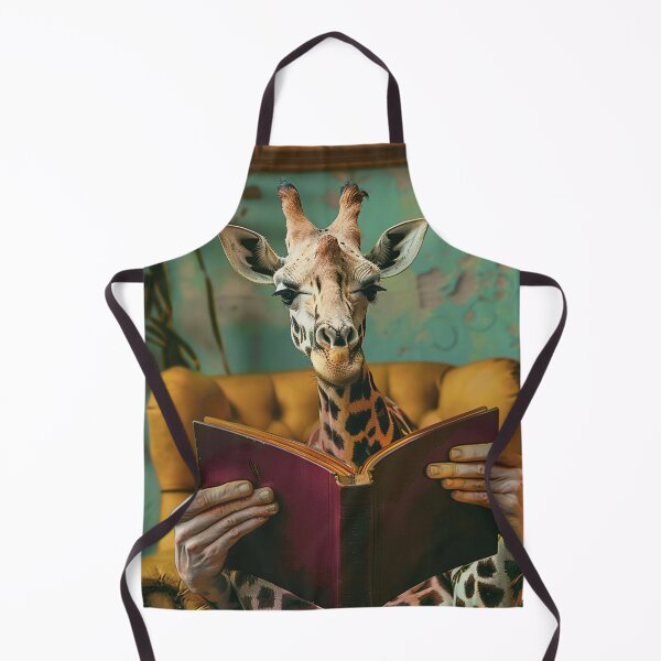 Item preview, Giraffe with a book designed and sold by PixcelStudioB.