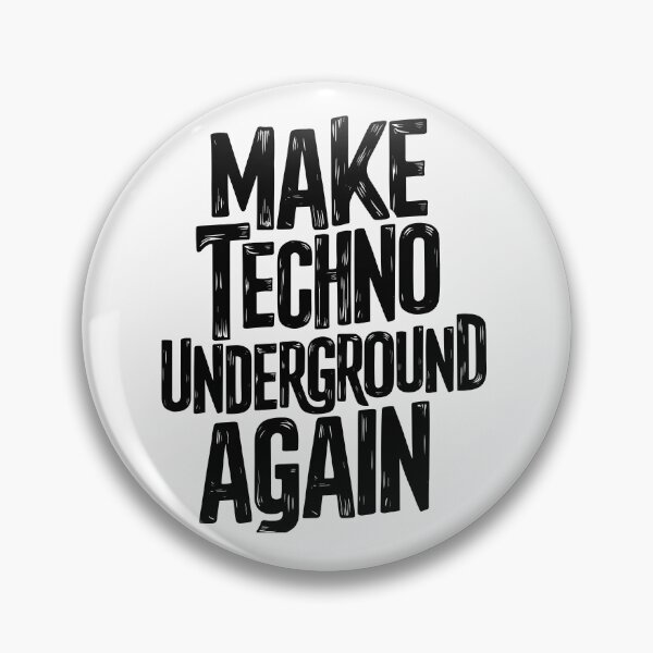 Item preview, "Hacer que el techno vuelva a ser underground" designed and sold by paulo silveira.