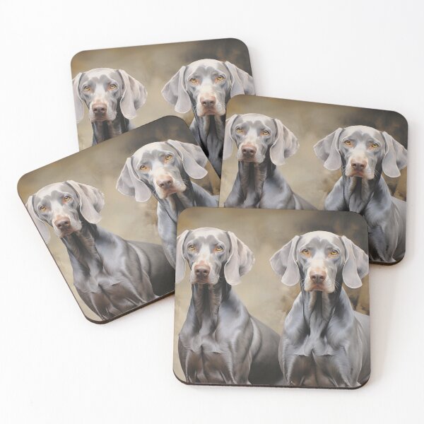 Item preview, Two Weimaraners designed and sold by PetsArt.
