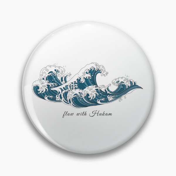 Item preview, Flow with Hukam | Wavy Sikh Design designed and sold by balihaaree.