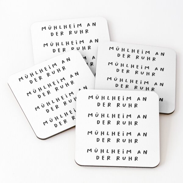 Artikelvorschau, Mühlheim an der Ruhr | Typografie-Design | Minimalistische Ästhetik entworfen und verkauft von RM-Journey.