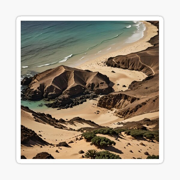 Arenas de Fuerteventura Pegatina