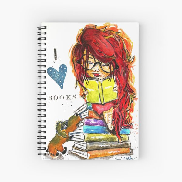 Item preview, I Love Books designed and sold by BrushAddict Studio.
