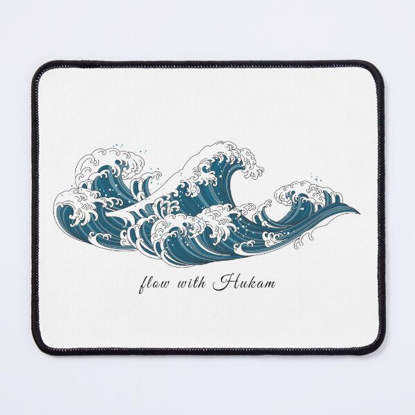 Item preview, Flow with Hukam | Wavy Sikh Design designed and sold by balihaaree.
