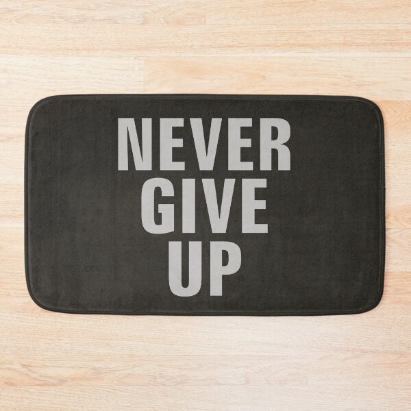 Item preview, NEVER GIVE UP designed and sold by Szafranscy Art Studio.