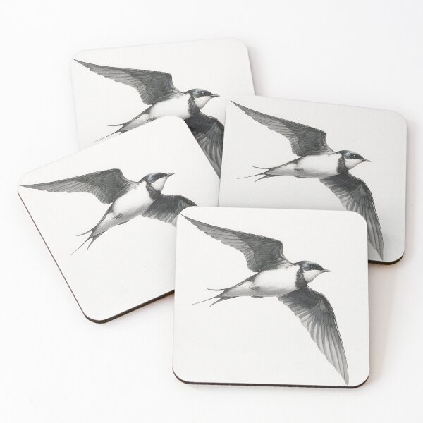 Item preview, Black and White Bird Pencil Drawing designed and sold by Pencil-Art.
