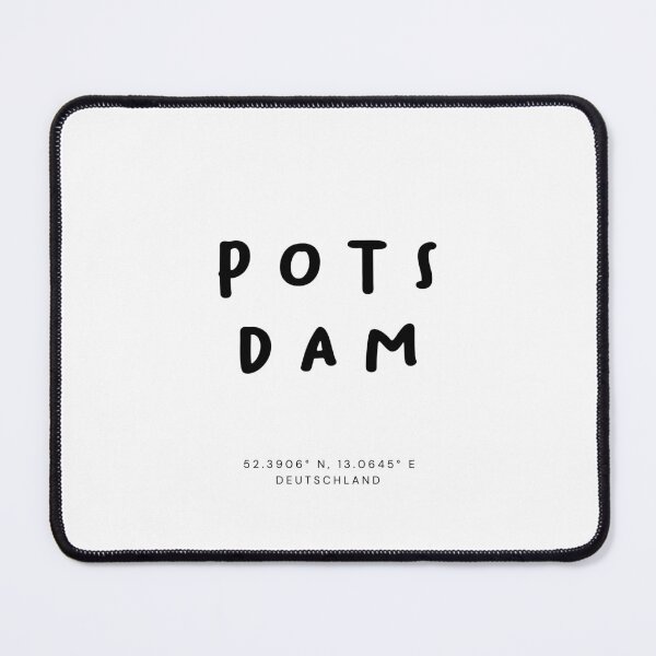 Item preview, Potsdam | Typography Design | Design Map Coordinates designed and sold by RM-Journey.