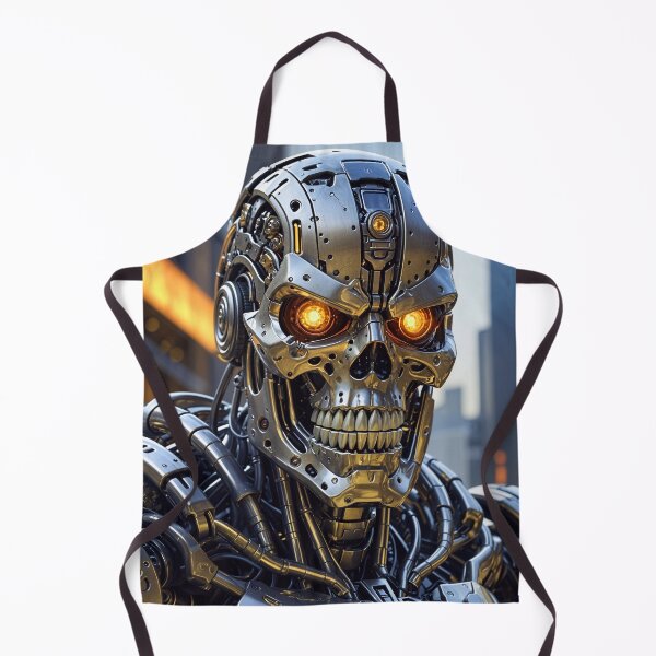 Item preview, Cool Futuristic Cyborg Killer Robot designed and sold by TheArtOfPat.