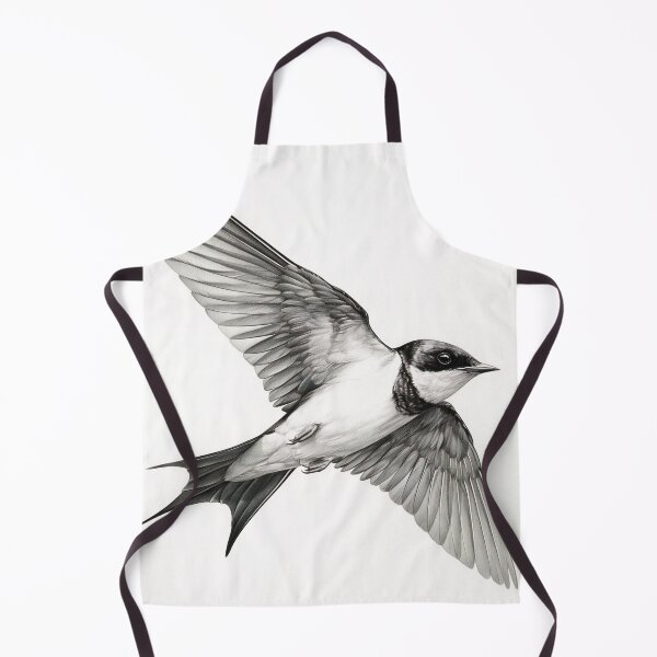 Item preview, Black and White Bird Pencil Drawing designed and sold by Pencil-Art.