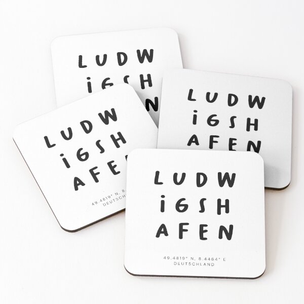 Item preview, Ludwigshafen | Typography Design | Design Map Coordinates designed and sold by RM-Journey.