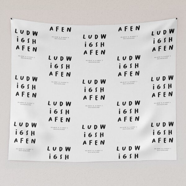 Item preview, Ludwigshafen | Typography Design | Design Map Coordinates designed and sold by RM-Journey.