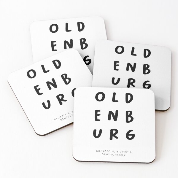 Item preview, Oldenburg | Typography Design | Design Map Coordinates designed and sold by RM-Journey.