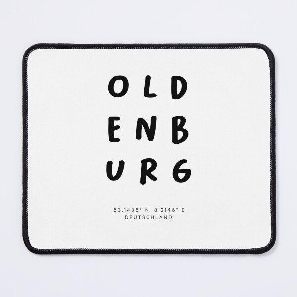 Item preview, Oldenburg | Typography Design | Design Map Coordinates designed and sold by RM-Journey.
