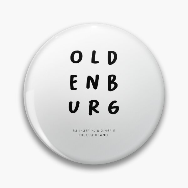 Item preview, Oldenburg | Typography Design | Design Map Coordinates designed and sold by RM-Journey.