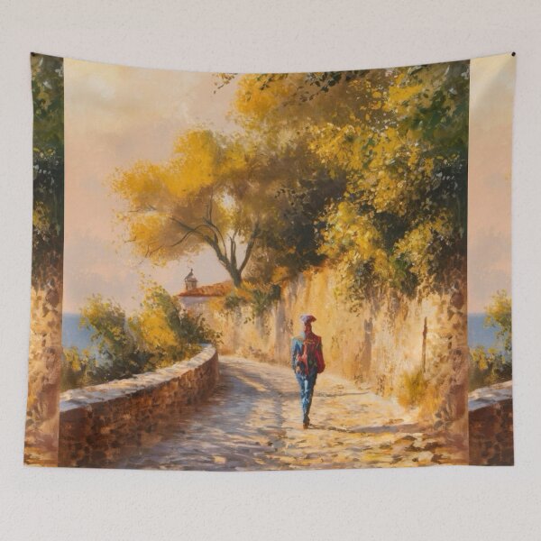Item preview, Vibrant French Countryside - Serene Rural France Pathway  designed and sold by CARRAANN.