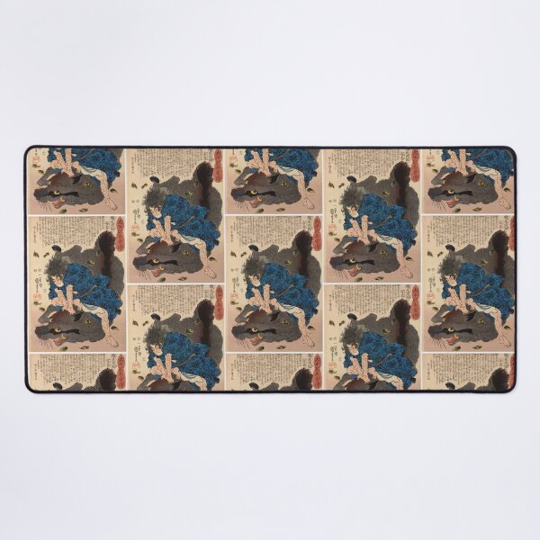 Item preview, Utagawa Kuniyoshi no. 23 Orio Mosuke Yasuharu 織尾茂助安春 Taiheiki eiyuden 太平記英勇傳 Heroes of the Great Peace designed and sold by TeeARTHY.