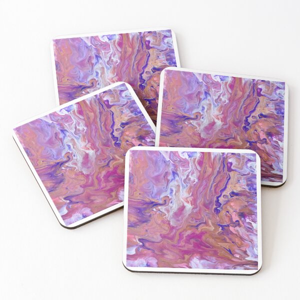 Item preview, Venusian Visions - Abstract Acrylic Fluid Art Painting Print designed and sold by C0smicCreati0ns.