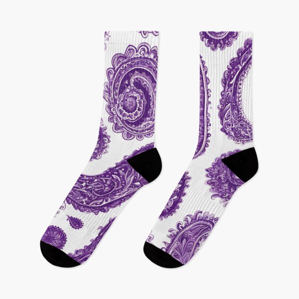 Aperçu de l'œuvre Motif cachemire violet créée et vendue par PastelDreamz.