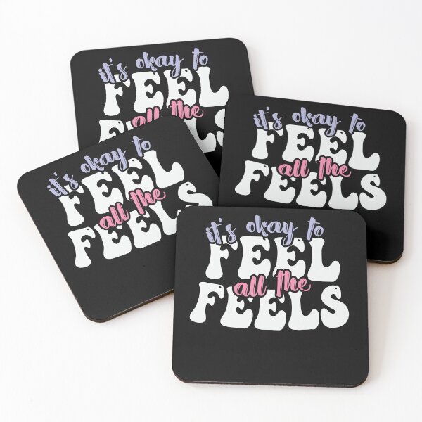 Item preview, It's Okay To Feel All The Feels, ABA Therapist, Speech Therapy, BCBA, Mental Health, RBT, AAC designed and sold by behindthefacts.