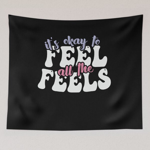 Item preview, It's Okay To Feel All The Feels, ABA Therapist, Speech Therapy, BCBA, Mental Health, RBT, AAC designed and sold by behindthefacts.