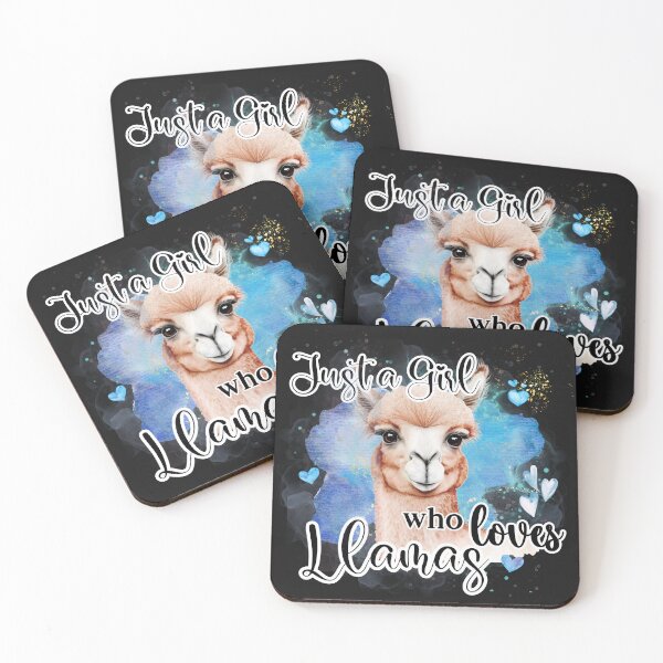 Item preview, Just a girl who loves llamas designed and sold by MonarchArtistry.