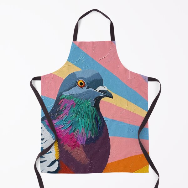 Item preview, Pigeon in Bright Colors designed and sold by RiverwoodGiftCo.