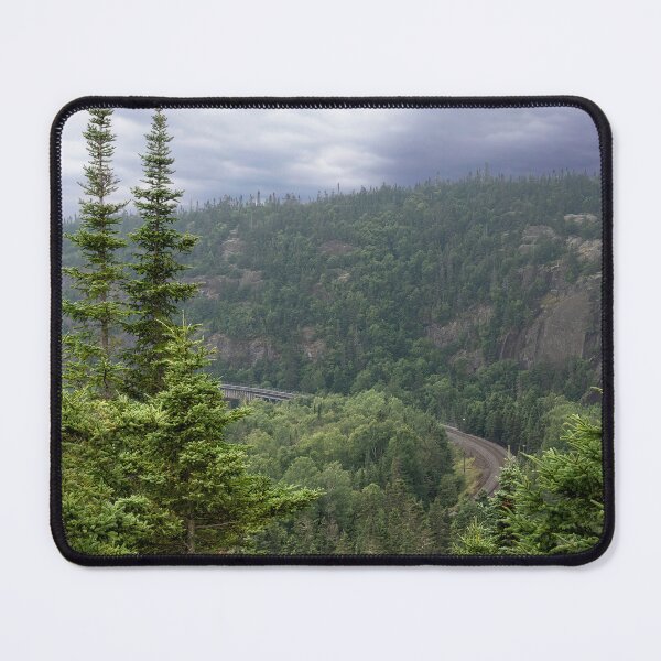 Item preview, Train Track through a Forested Cliff, Ontario designed and sold by jrtwynam.