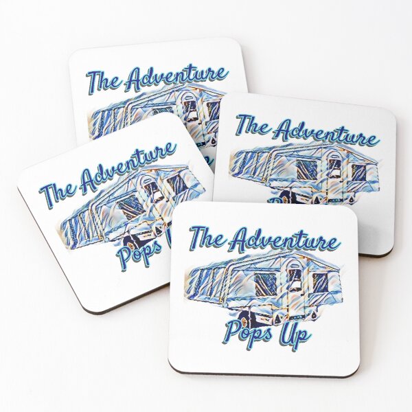 Item preview, The Adventure Pops Up Wispy Trailer Tent designed and sold by BeccaAelishe.