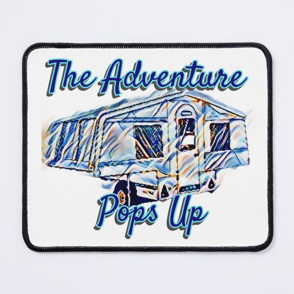 Item preview, The Adventure Pops Up Wispy Trailer Tent designed and sold by BeccaAelishe.