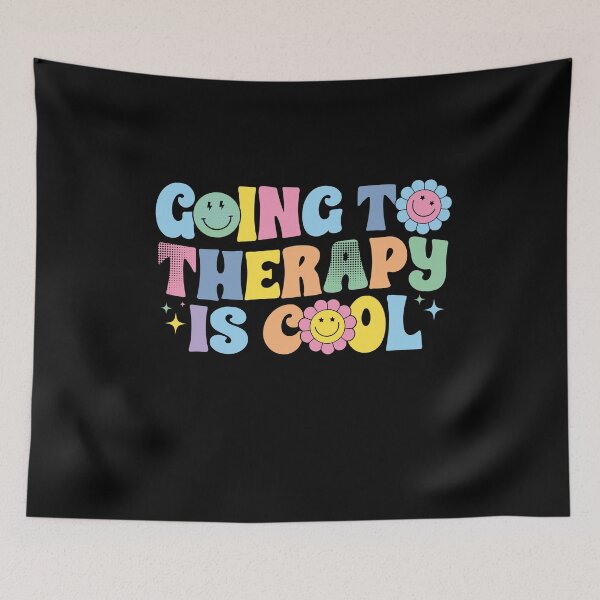 Item preview, Going To Therapy Is Cool, Funny Therapist, School Counselor, ABA Therapist, Mental Health designed and sold by behindthefacts.