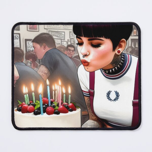 Item preview, Happy Birthday Mod Ska Girl designed and sold by fatbanana.