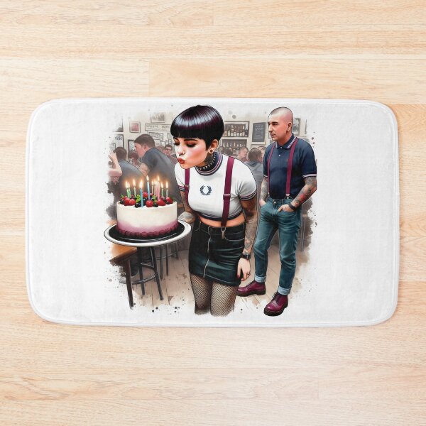 Item preview, Happy Birthday Mod Ska Girl  designed and sold by fatbanana.