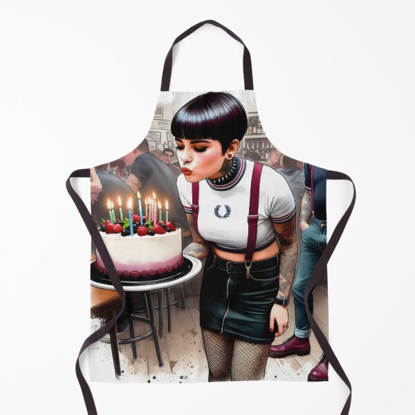 Item preview, Happy Birthday Mod Ska Girl designed and sold by fatbanana.