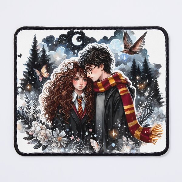 Item preview, Harry and Hermione fan art designed and sold by NadyaMichaels.