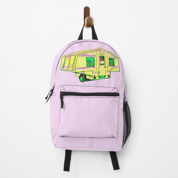 Item preview, Yellow and Pink Trailer Tent designed and sold by BeccaAelishe.