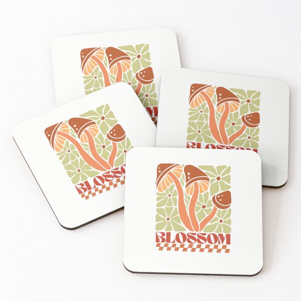 Item preview, Retro Pattern Geometric 80s Trendy Flower Mushroom T-shirt Sticker designed and sold by ThinkNature!.
