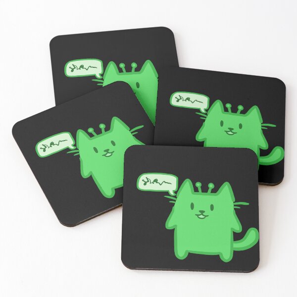 Item preview, Alien Cat designed and sold by SillyCatsStore.