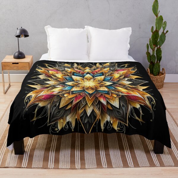 Item preview, Golden Mandala | Flower Mandala designed and sold by Chic-Fun.